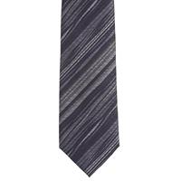 עניבה פסים מערבולת אפור משולב