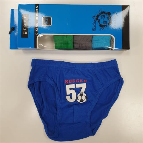 מארז 5 תחתוני בנים כותנה א.כחול