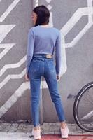 ג'ינס סקיני סאם גזור