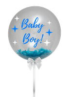 בלון שקוף נוצות