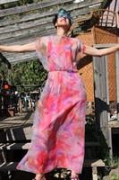 שמלת מקסי של מלאכיות מידה M