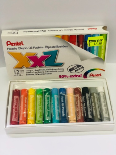 מארז 12 צבעי פסטל - פנטל