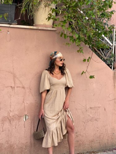 שמלת ג'ובי קאמל