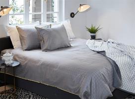 סט מלא כותנה מצרית צפיפות 300 חוט דגם קוביות