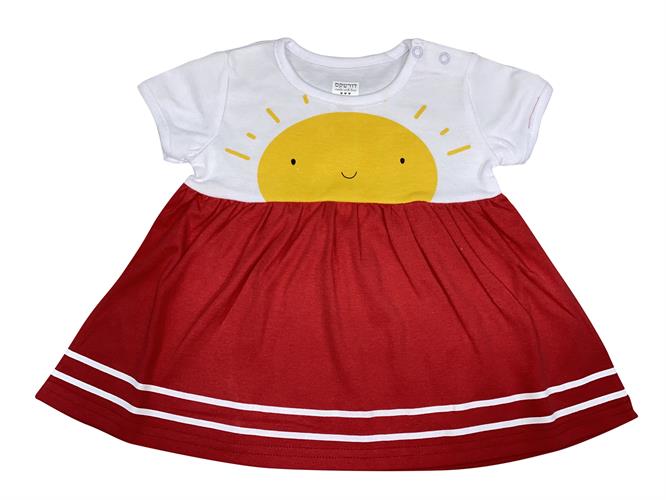 שמלה שמש אדום