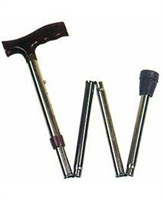 מקל הליכה טלסקופי מתקפל