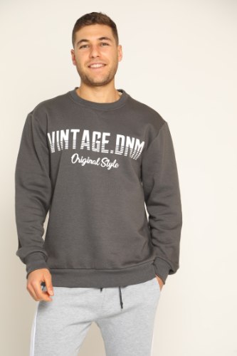 סווצ'ר פוטר גבר דפוס VINTAGE