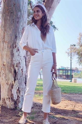 ג'ינס גבוה MOM