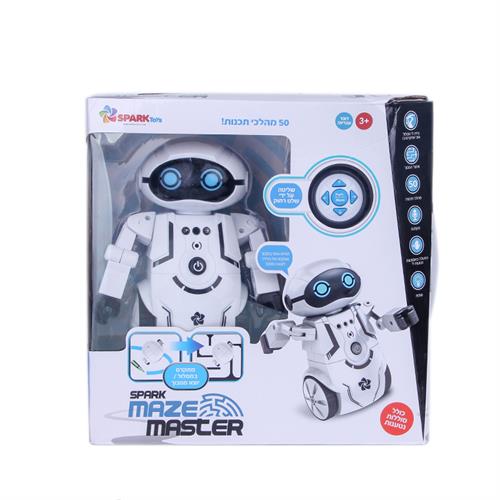 "רובוט מבוך שלט דובר עברי"