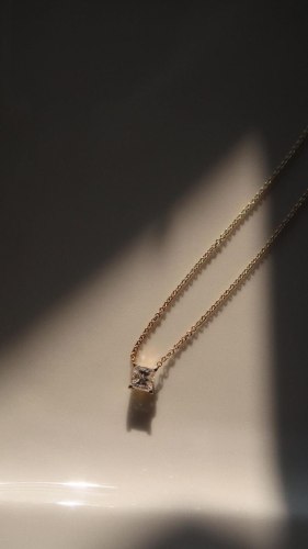 שרשרת יהלום ריבוע