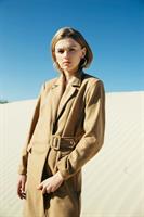 מעיל מילן צמר בז'