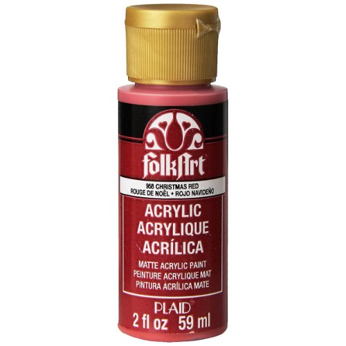 צבע אקריליק פולקארט 59 מ"ל  CHRISTMAS RED 958