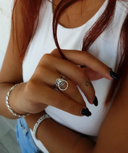 טבעת כסף פולי