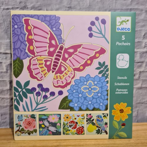 יצירה שבלונות גינה מעופפת