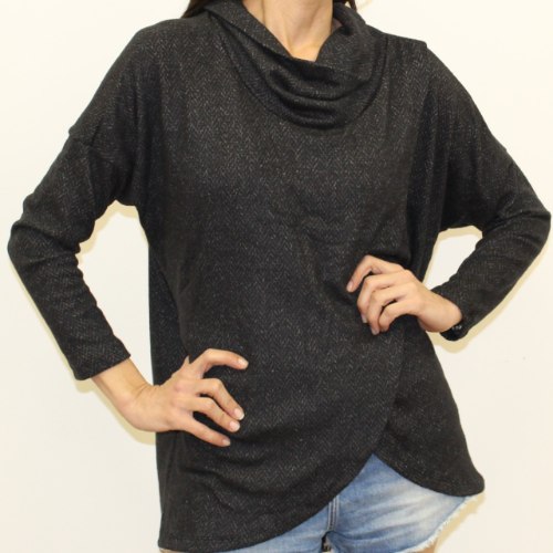 טוניקה גולף מעטפה שחור