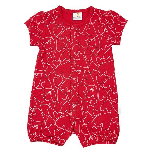 אוברול לבבות אדום