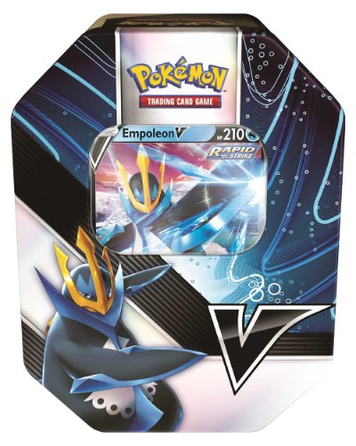 קלפי פוקימון  - Pokémon TCG: Sword & Shield V Strikers Tin – Empoleon V