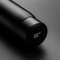 תרמוס חכם עם צג טמפרטורה לקר וחם- Thermostemp