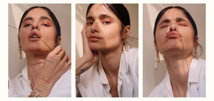 עגילי אן זהב