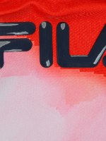 בגד ים שלם טאי דאי אדום כחול FILA - מידות 6 חודשים עד 8 שנים