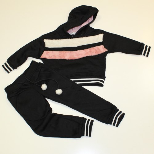 חליפת פוטר בנות FASHION שחור