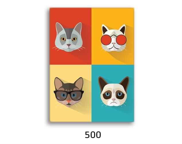 תמונת השראה מעוצבת לתינוקות, לסלון, חדר שינה, מטבח, ילדים - תמונת השראה דגם 500