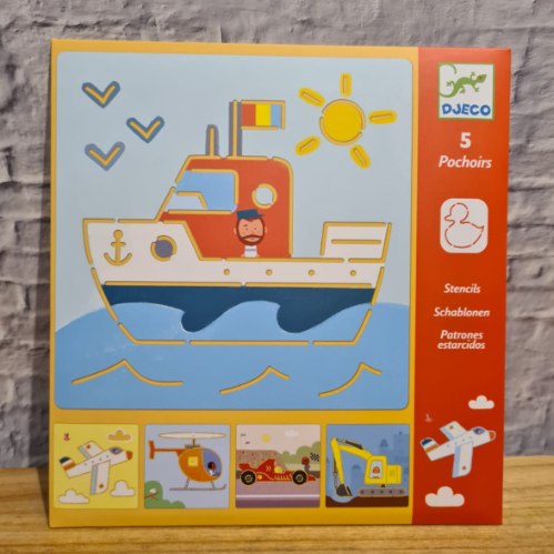 יצירה שבלונות תחבורה