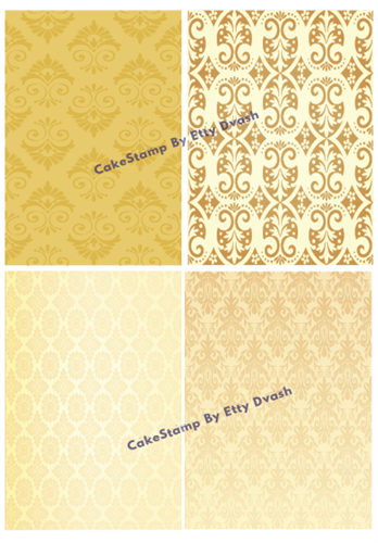 שקף טרנספר - משולב זהב