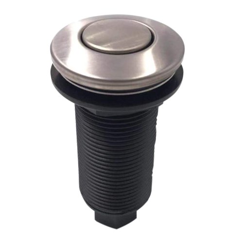 לחצן לטוחן אשפה בגימור מוברש