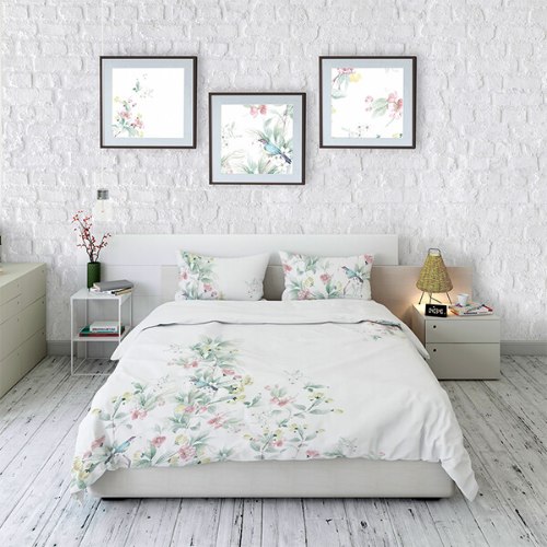 סט מלא זוגי דגם ליליאן 100% כותנה