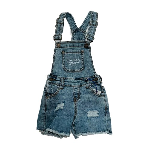 אוברול ג'ינס FILA יוניסקס כחול בהיר 1-6