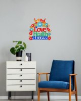 שלט קיר צבעוני 7 ברכות - אנגלית   BH-24