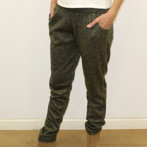 שרוואל סריג נשים זית