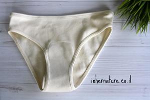 תחתוני ווסת כותנה אורגנית 100% כותנה