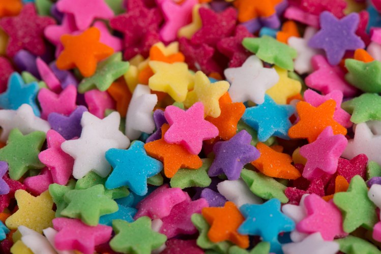 סוכריות כוכב צבעוני 1 ק"ג