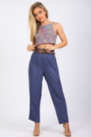 מכנס גבוה אלין כחול מיוחד