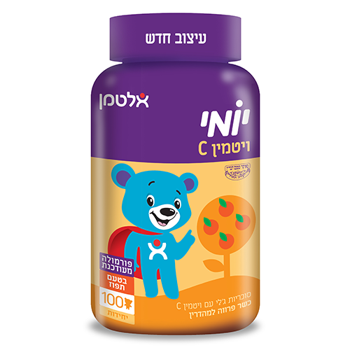 יומי ויטמין C 100 תפוז, 100 דובונים, אלטמן