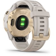 שעון דופק Garmin Fenix 6s Pro Solar Light Gold with Light Sand Band