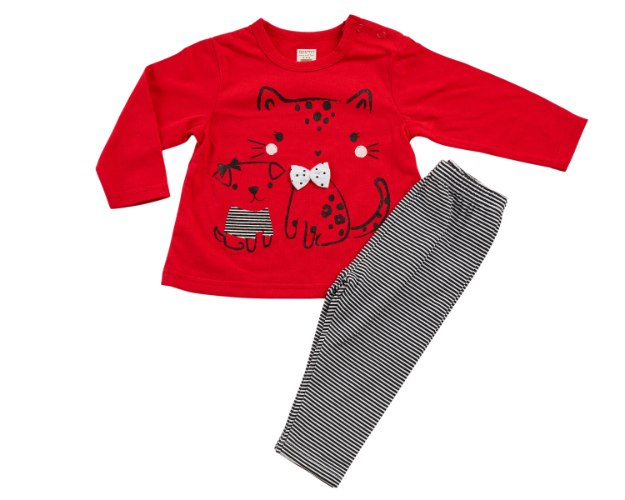 חליפת מעבר חתול אדום מכנס לייקרה