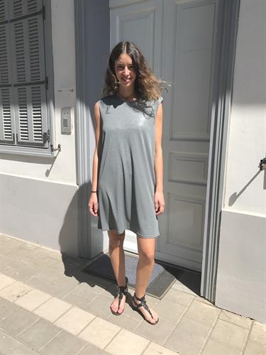 שמלת רויאל זית מנצנץ