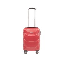 סט 3 מזוודות קשיחות איכותיות SWISS  - צבע אדום