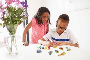 מגנטים גבס חיות ספארי - 4M