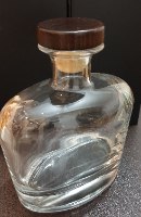 דיקנטר/בקבוק Ailsa של גלנקיירן + פקק שעם/עץ - גודל 700 מ"ל