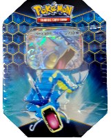 קלפי פוקימון היידן פייטס זוג צהוב וכחול טין בוקס - Pokemon Hidden Fate Tin