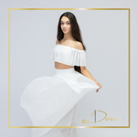 סט אלמה - חולצה וחצאית לבת מצווה