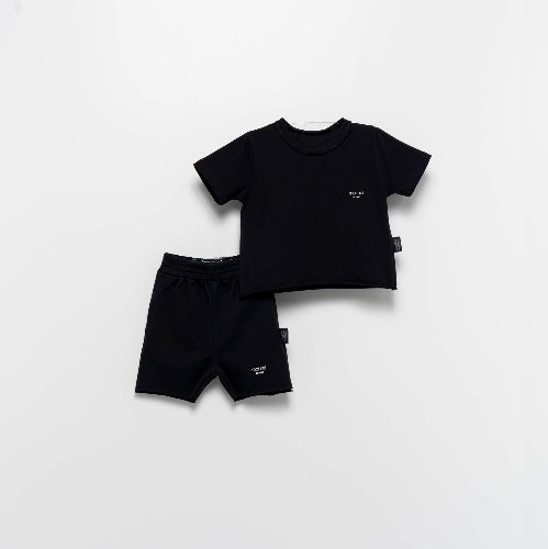 חולצה ושורט MOINOI שחור 6M-5Y