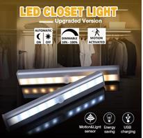 מנורת לדים בעלת חיישן תנועה להדלקה אוטומטית