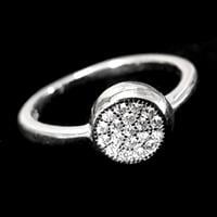 טבעת כסף משובצת זרקונים RG3227 | תכשיטי כסף