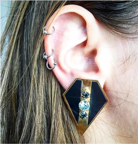 עגילי פסקל כלות זהב