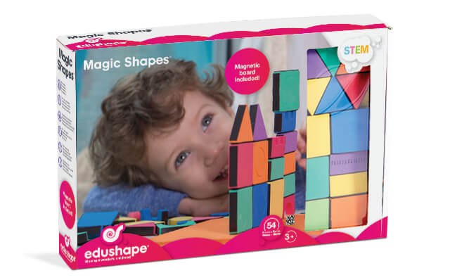 משחק בניה מגנטים edushape